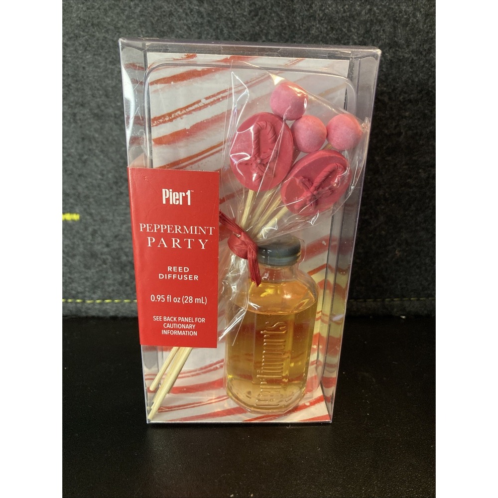 Pier 1 Imports Diffuser Peppermint Party .95 oz NEW SEALED Discontinued
